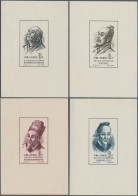 China (PRC): 1955/60, Ancient Scientists S/s (C33M) And Pig Breeding (S40), Two - Unused Stamps