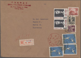 China (PRC): 1962, Two Registered Covers Of The China Philatelic Company, One Be - Covers & Documents