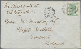 Hongkong - Treaty Ports: Foochow, 1883, QV 10 C. Green Tied "F1" To Cover From " - Other & Unclassified