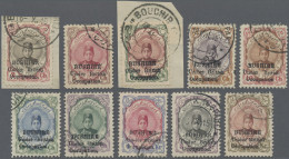 Iran - Brit. Occupation Bushire: 1915 Part Set Of 10 Values (2ch. 5ch. To 24ch. - Irán