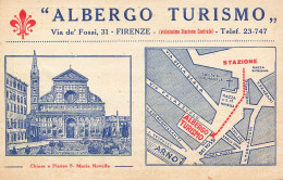 MIKIBP9-041- ITALIE FIRENZE CHIESA E PIAZZA S MARIA NOVELLA + ALBERGO TURISMO - Firenze (Florence)