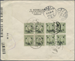 Japanese Occupation WWII - North China: 1945. Registered Envelope Addressed To S - 1941-45 Chine Du Nord