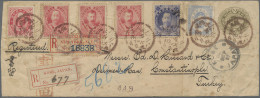 Japan - Postal Stationary: 1883/96, UPU Koban 2 Sen Carmine, 5 Sen Ultra With Pr - Cartoline Postali