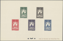 Cambodia: 1954 Definitives 'Elephant Et Al.' 2.50pi., 4pi., 5pi., 10pi. And 15p. - Cambodja