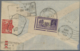 Kuwait: 1942 Airmail Envelope Used From Kuwait To Bombay And Re-directed To Cali - Koeweit