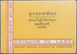 Laos: 1952, Sheet-booklet With S/s 1-26 Mint Never Hinged. (Mi. 400 €) - Laos