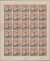 Laos: 1963 'Human Rights' 4k. IMPERF, Complete Sheet Of 30 With Printing Date An - Laos