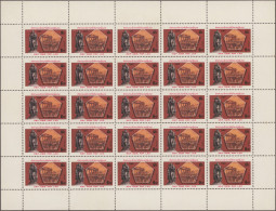 Laos: 1985 '40th Anniv. Of End Of WWII' Complete Set Of Five In Complete Sheets - Laos