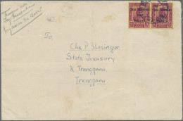 Malayan States - Trengganu: 1942 Japanese Occupation Trengganu: 5c. Deep Reddish - Trengganu