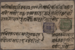 Nepal: 1887 Registered Single-weight Cover From Dhankuta To Kathmandu Franked By - Nepal