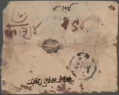 Nepal: 1897, Manuscript Postmark "Dhulikhel" (Shresta A41) On Stampless Cover Da - Nepal