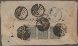 Nepal: 1905 Triple-weight Cover From Birganj To Kathmandu, Franked On The Revers - Népal