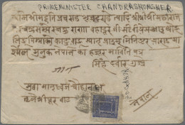 Nepal: 1907 Cover From Birganj To Prime Minister Chandra Shumsher Rana In Kathma - Népal