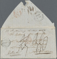 Dutch India: 1847/1848, Stampless Letter With Comprehensive Message Dated "Buite - India Holandeses