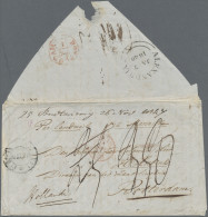 Dutch India: 1847/1848, Stampless Letter With Comprehensive Message Dated "Buite - Niederländisch-Indien