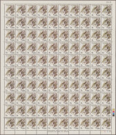 Thailand: 1963/1990 DOUBLE PERFORATION: Two Complete Sheets Showing Double Perfo - Tailandia