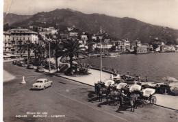 Cartolina Rapallo ( Genova ) Lungomare - Genova