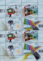 138316 MNH ARGENTINA 2001 50 AÑOS DE LA TELEVISION ARGENTINA - Unused Stamps