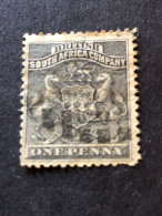 RHODESIA  SG 1  1d Black  FU - Rhodesia Del Sud (...-1964)