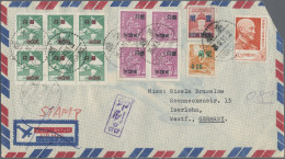 China-Taiwan: 1956/1985 (ca.), About 270 FDC Mostly Real Used To West-Germany, A - Lettres & Documents