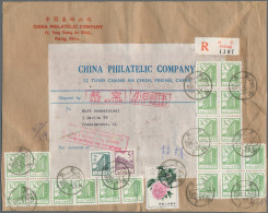 China (PRC): 1960/1970, Group Of Eight Covers, One Small Packet Cut-out And A Pa - Other & Unclassified