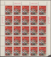 China (PRC): 2000/2001, Collection Of Sheets And Half Sheets In Binder, Largely - Otros & Sin Clasificación