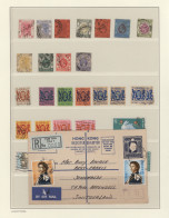 Hong Kong: 1896/2000, Collection/balance On Pages, Mostly Used With Many Complet - Autres & Non Classés