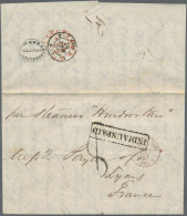 India: 1837/1909 Group Of 21 Covers And Postcards Including 1837 Letter Calcutta - 1852 Provincia De Sind