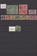 India  - Used Abroad - Iran: 1880's-1930's Ca.: More Than 80 Indian Stamps (incl - Irán