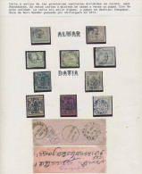 India - Feudal States: 1870's-1949 Mint And Used Collection Of About 480 Stamps - Sonstige & Ohne Zuordnung