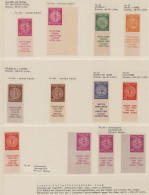 Israel: 1948, Doar Ivri, Mint And Used Specialised Assortment Of All Denominatio - Cartas & Documentos