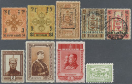 Mongolia: 1924/1970, Mint (hinged) And Used Collection In A Schaubek Album, From - Mongolie