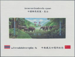 Thailand: 1994/1997 Collection Of 13 Different Souvenir Sheets WITHOUT SERIAL NU - Thailand