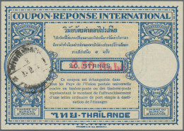 Thailand - Postal Stationery: 1957/2018 Collection Of 12 Intern. Reply Coupons, - Tailandia