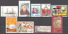 Malte - 1985-1990 - 9 TP : Oblitéré - Malte