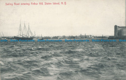 R013886 Sailing Boat Entering Arthur Kill. Staten Island. N. Y. Ferdinand Thoele - Wereld