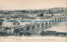 R013643 Bordeaux. Le Pont De Pierre Vu De La Tour Saint Michel. Marcel Delboy. N - Wereld