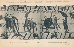 R013647 Bayeux. The Queen Mathilde Tapestry. Parley Between Guy And Harold. ND. - Wereld