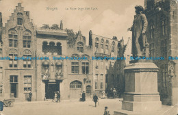 R013911 Bruges. La Place Jean Van Eyck. Nels. B. Hopkins - Wereld