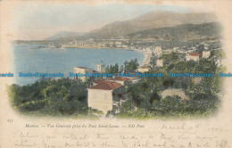 R013660 Menton. Vue Generale Prise Du Pont Saint Louis. ND. No 671. 1902. B. Hop - Wereld