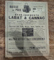 Catalogue LABAT & CANNAC Niort 1927- 1928 Fournitures Pour Cycles Merciers Papetiers Lanternes Pipes Couteaux Harmonica - 1900 – 1949