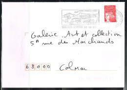 HC-L43 - FRANCE Flamme Illustrée Sur Lettre De SARCELLES LOCHERES 1999 - Mechanical Postmarks (Advertisement)