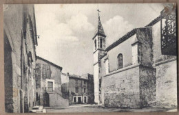 CPSM 30 - SAINT GENIES De MALGOIRES - L'Eglise - TB PLAN Place CENTRE VILLAGE - Otros & Sin Clasificación