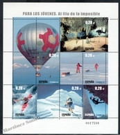 Spain - Espagne 2005 Yvert 3785-90, "Al Filo De Lo Imposible" TV Series For Young People - Miniature Sheet - MNH - Unused Stamps