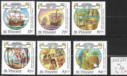 SAINT-VINCENT 1036 à 41 ** Côte 10 € - St.Vincent (1979-...)