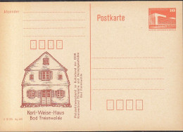 DDR PP 19 II, Ungebraucht, Karl-Weise-Haus, Bad Freienwalde, 1988 - Postales Privados - Nuevos