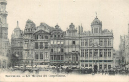 Belgium Postcard Bruxelles Les Maisons Des Corporations - Altri & Non Classificati