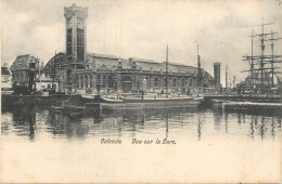 Belgium Postcard Oostende Gare Clocktower - Oostende