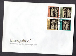 DDR, FDC Zus.-dr. "Stifter Des Naumburger Doms" - Altri & Non Classificati