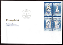 DDR, FDC Zus.-dr. "Meissener Porzellan" - Other & Unclassified